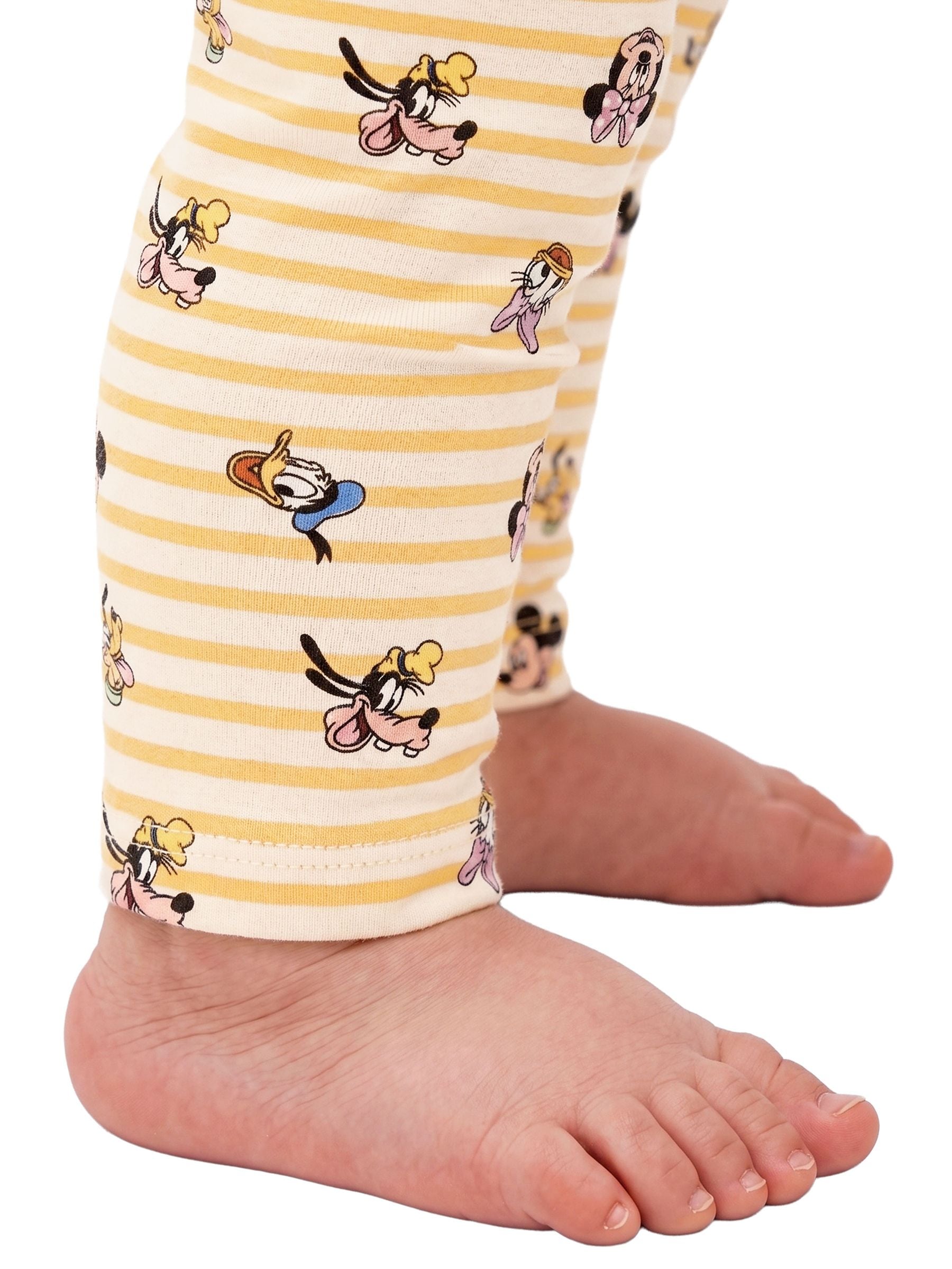 Character Yellow Disney Mickey & Friends T-Shirt And Leggings Set image 4
