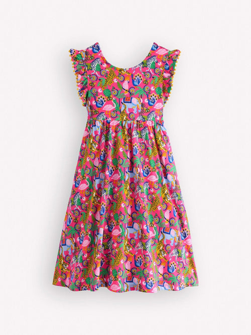 Dsiney Kidz - Boden Pink Bow Back Jersey Dress image 1