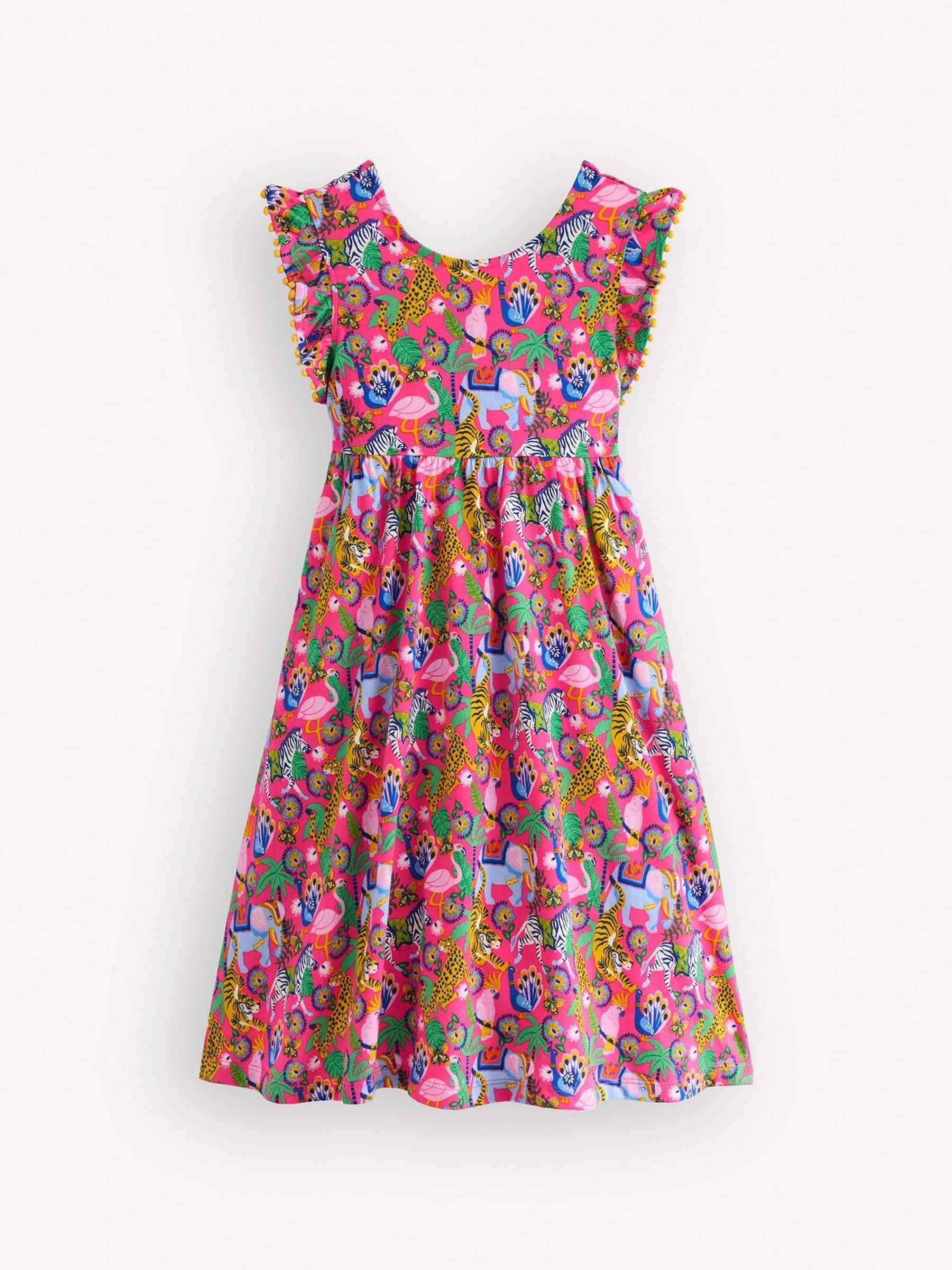 Boden Pink Bow Back Jersey Dress image 1