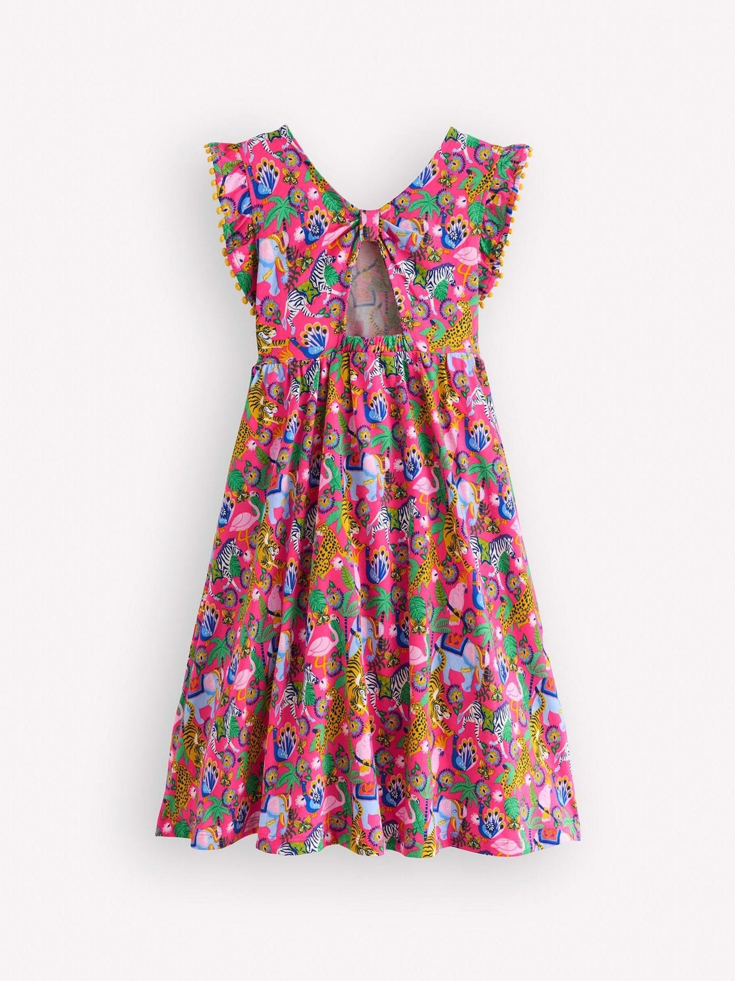 Boden Pink Bow Back Jersey Dress image 2