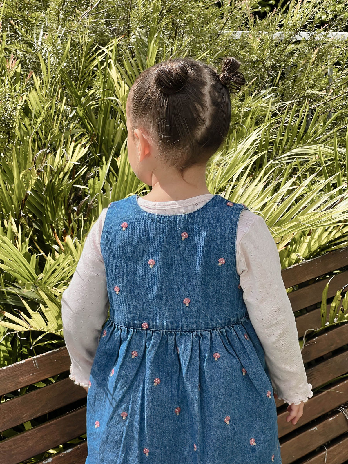 Dsiney Kidz - Purebaby Pink Toadstool Embroidered Top& Dress Set image 8
