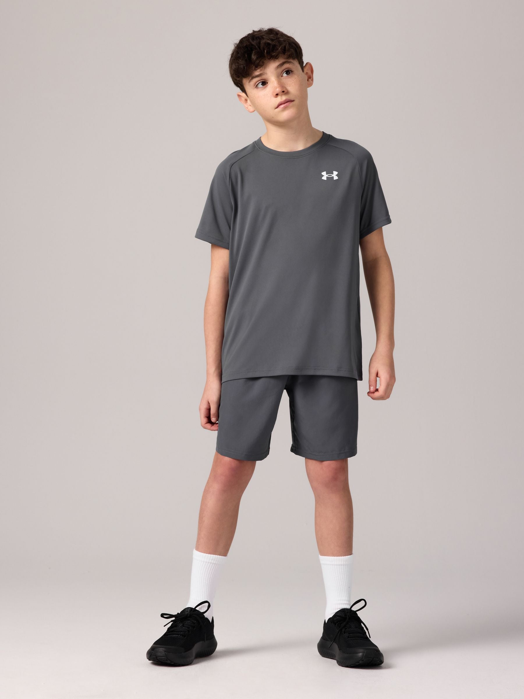 Dsiney Kidz - Under Armour Charcoal Grey Tech 2.0 Short Sleeve T-Shirt image 1
