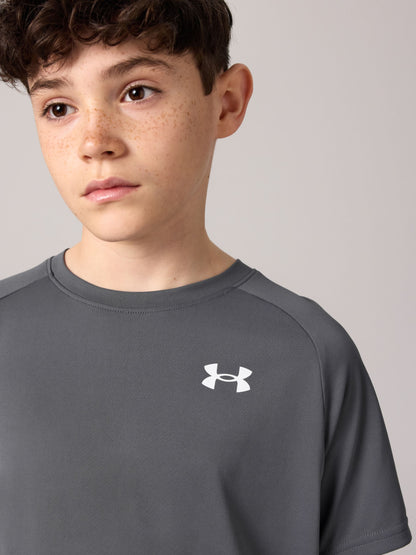 Dsiney Kidz - Under Armour Charcoal Grey Tech 2.0 Short Sleeve T-Shirt image 5