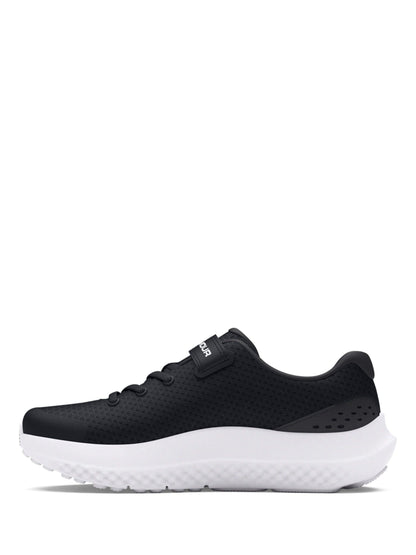 Under Armour Black/White Surge 4 Trainers image 2