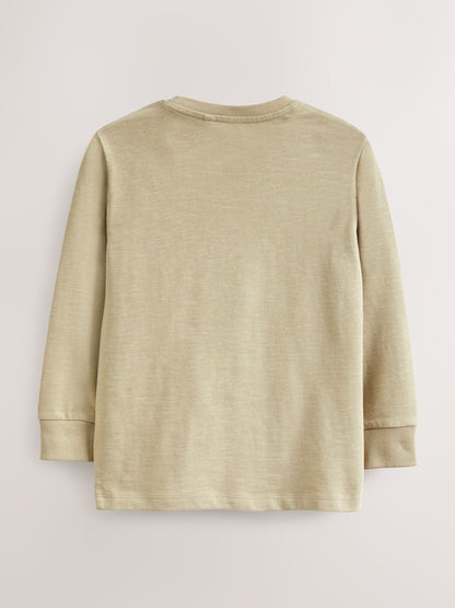 Dsiney Kidz - Stone Regular Fit Long Sleeve Cosy T-Shirt (3-16yrs) image 2