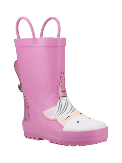 Cotswolds Pink 3D Puddle Boot Wellies - image 3