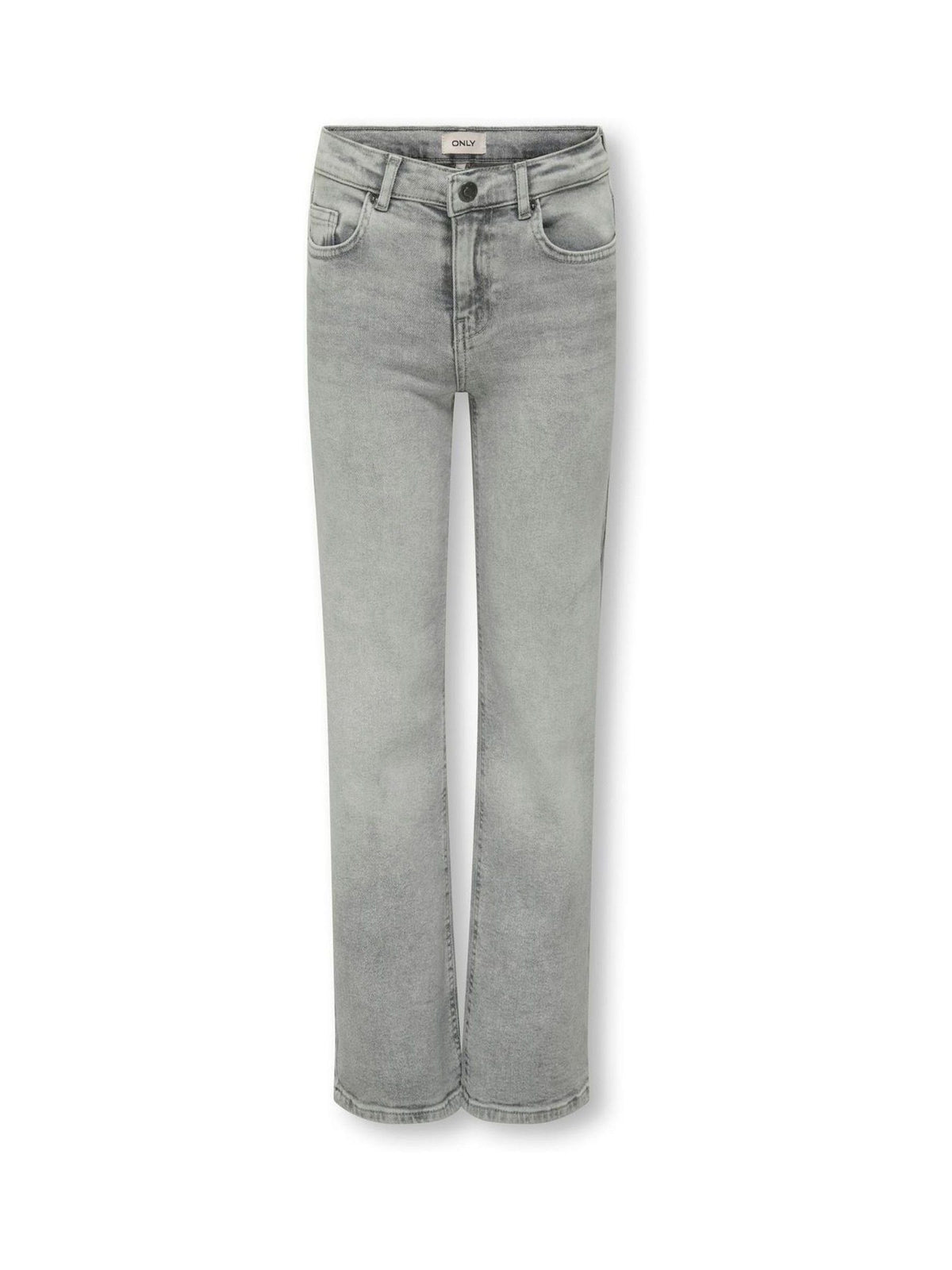 Dsiney Kidz - ONLY KIDS Grey Juicy High Waist Wide Leg Jeans With Comfort Stretch image 1