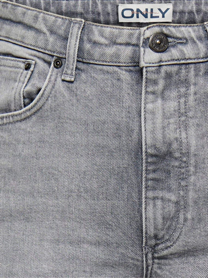 Dsiney Kidz - ONLY KIDS Grey Juicy High Waist Wide Leg Jeans With Comfort Stretch image 3