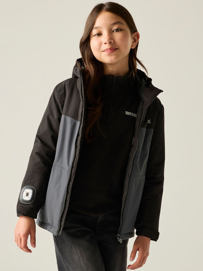 Dsiney Kidz - Regatta Black Beamz Britalight Waterproof Jacket image 2