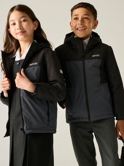 Dsiney Kidz - Regatta Black Beamz Britalight Waterproof Jacket image 3