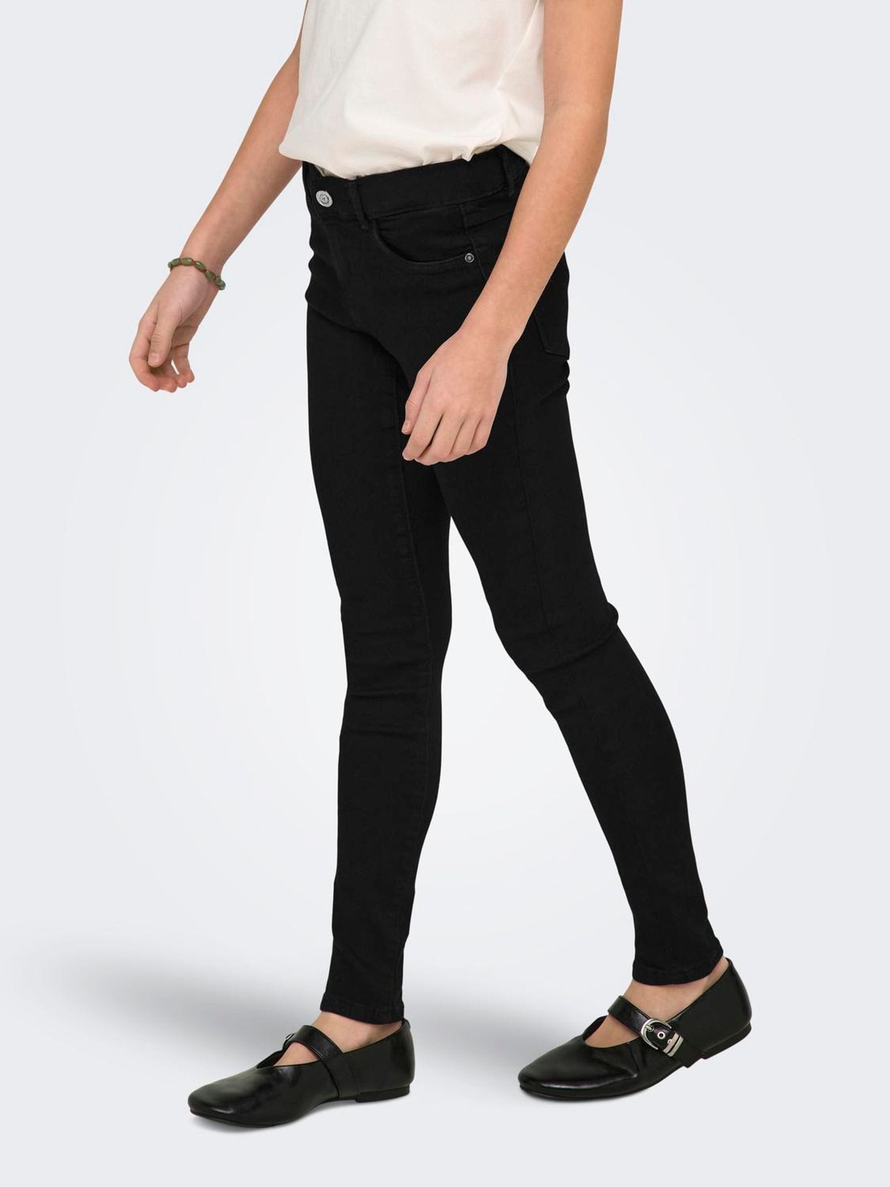 Dsiney Kidz - ONLY KIDS Black Regular Waist Skinny Jeans With Comfort Stretch image 1