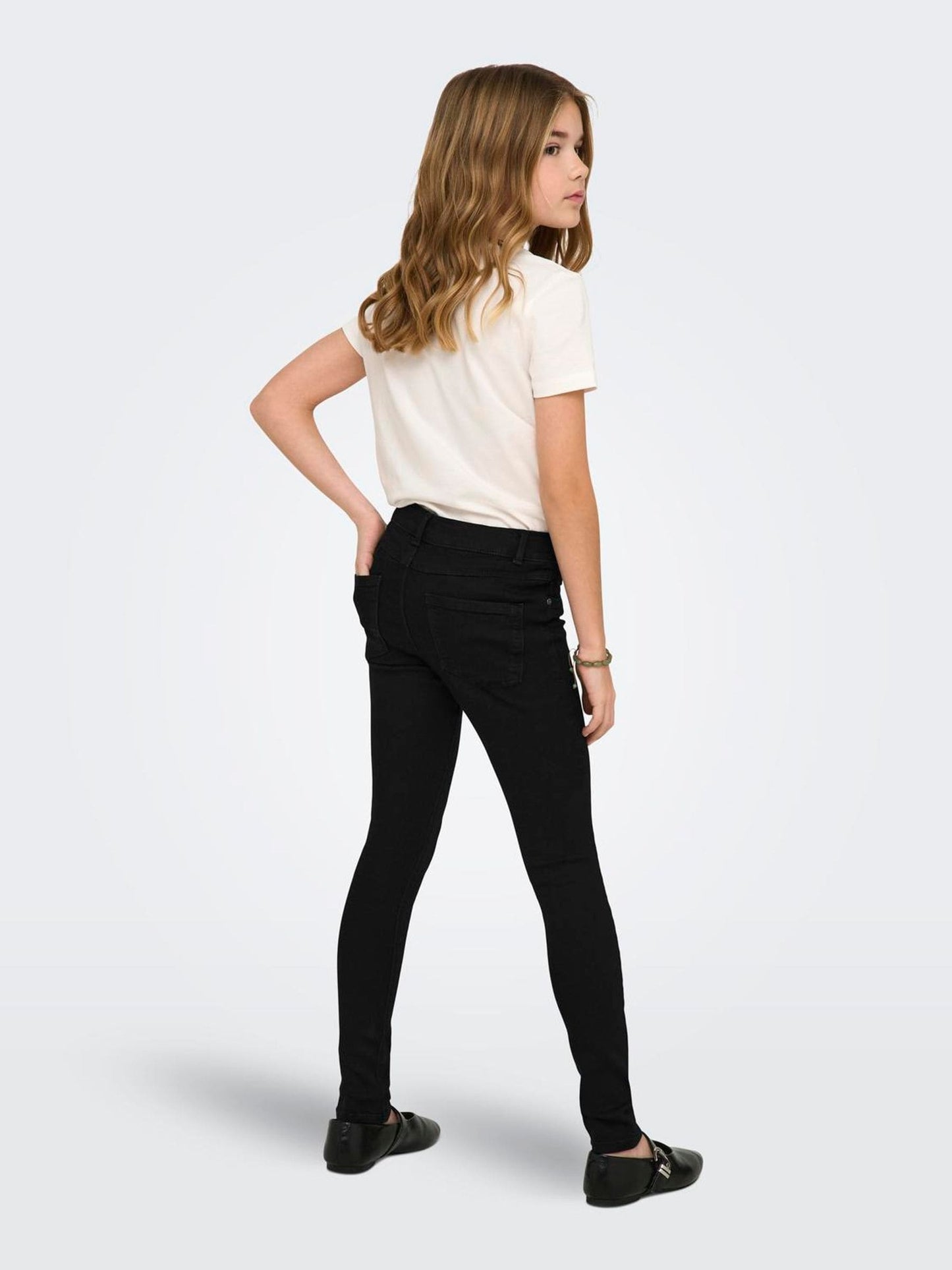 Dsiney Kidz - ONLY KIDS Black Regular Waist Skinny Jeans With Comfort Stretch image 2