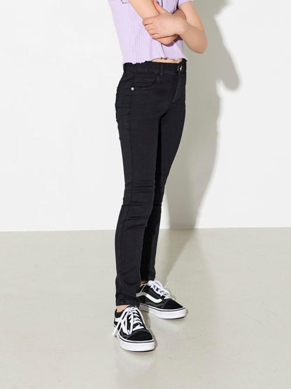 Dsiney Kidz - ONLY KIDS Black Regular Waist Skinny Jeans With Comfort Stretch image 3