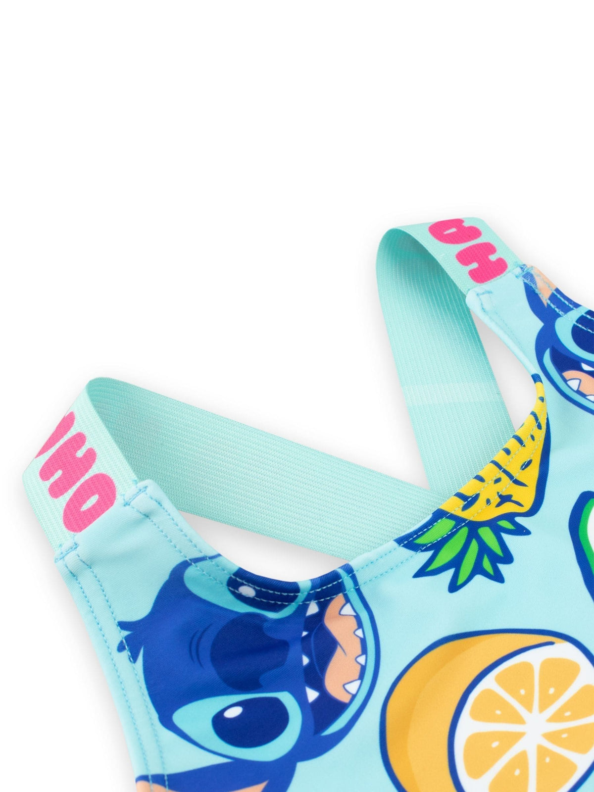 Dsiney Kidz - Character Yellow Blue Disney Lilo and Stitch Swimsuit and Scrunchie Set image 3