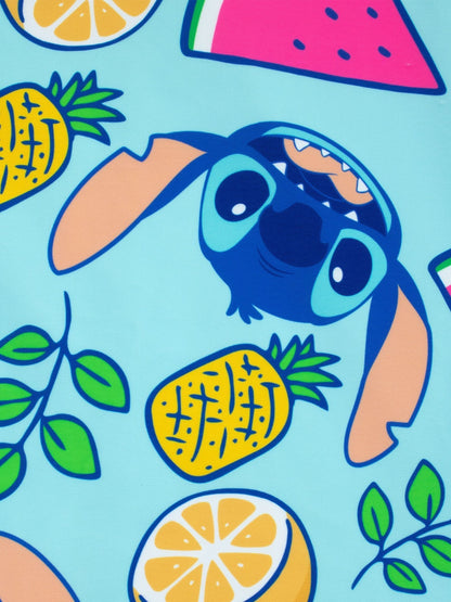 Dsiney Kidz - Character Yellow Blue Disney Lilo and Stitch Swimsuit and Scrunchie Set image 5