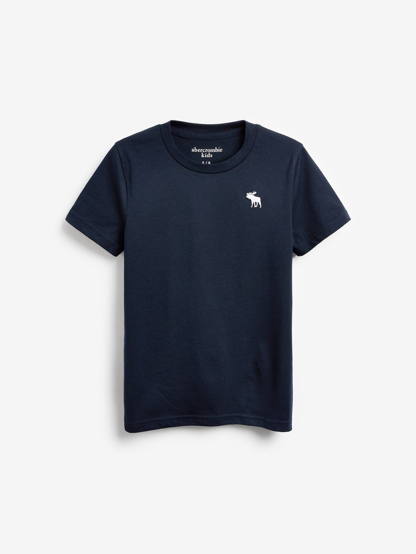 Abercrombie & Fitch Grey/White/Blue Short Sleeve T-Shirts 3 Pack image 2