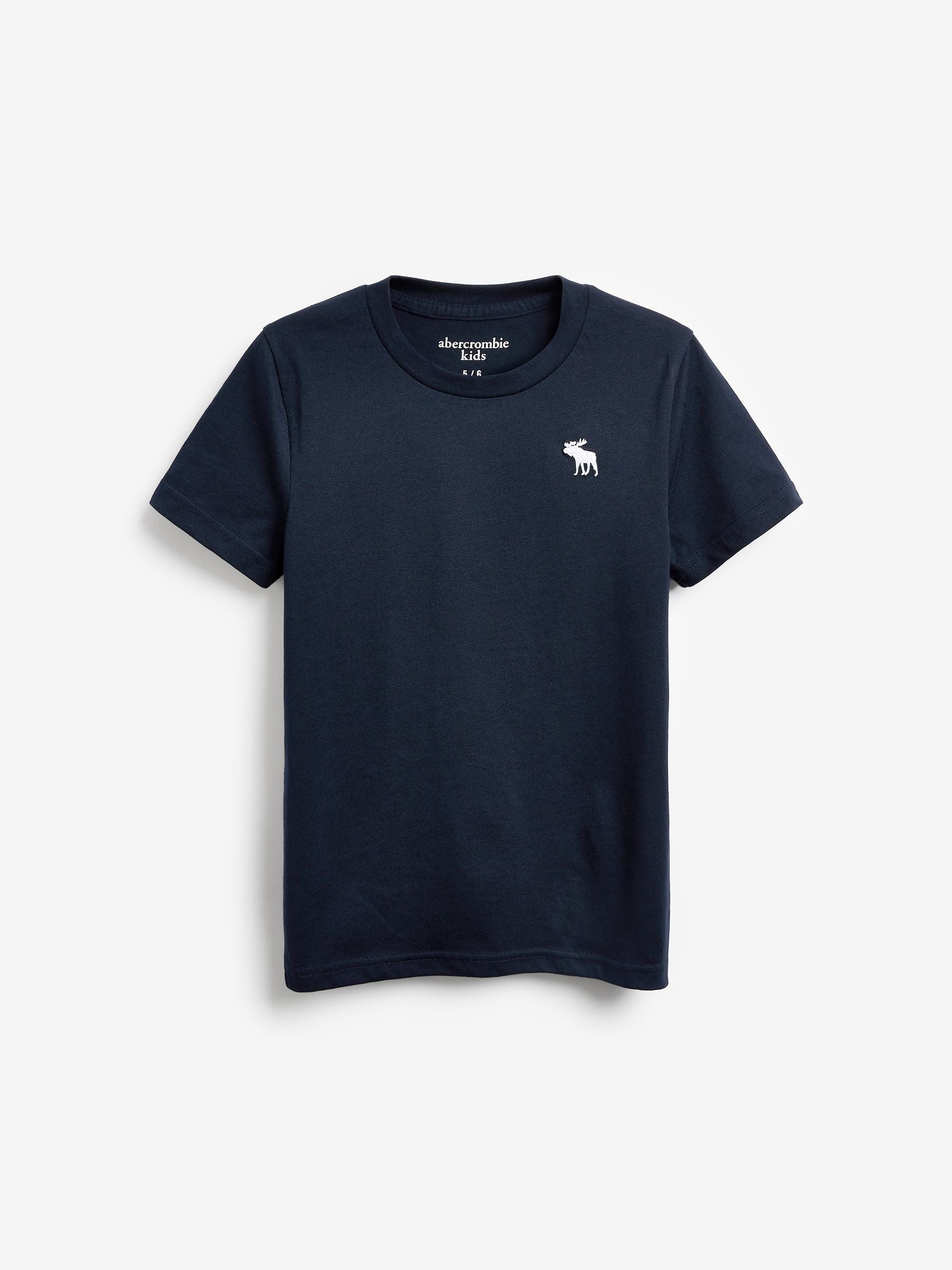Abercrombie & Fitch Grey/White/Blue Short Sleeve T-Shirts 3 Pack image 2