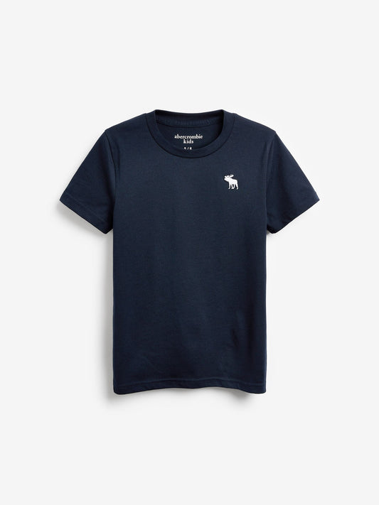 Abercrombie & Fitch Grey/White/Blue Short Sleeve T-Shirts 3 Pack image 2