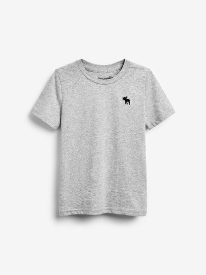 Abercrombie & Fitch Grey/White/Blue Short Sleeve T-Shirts 3 Pack image 3