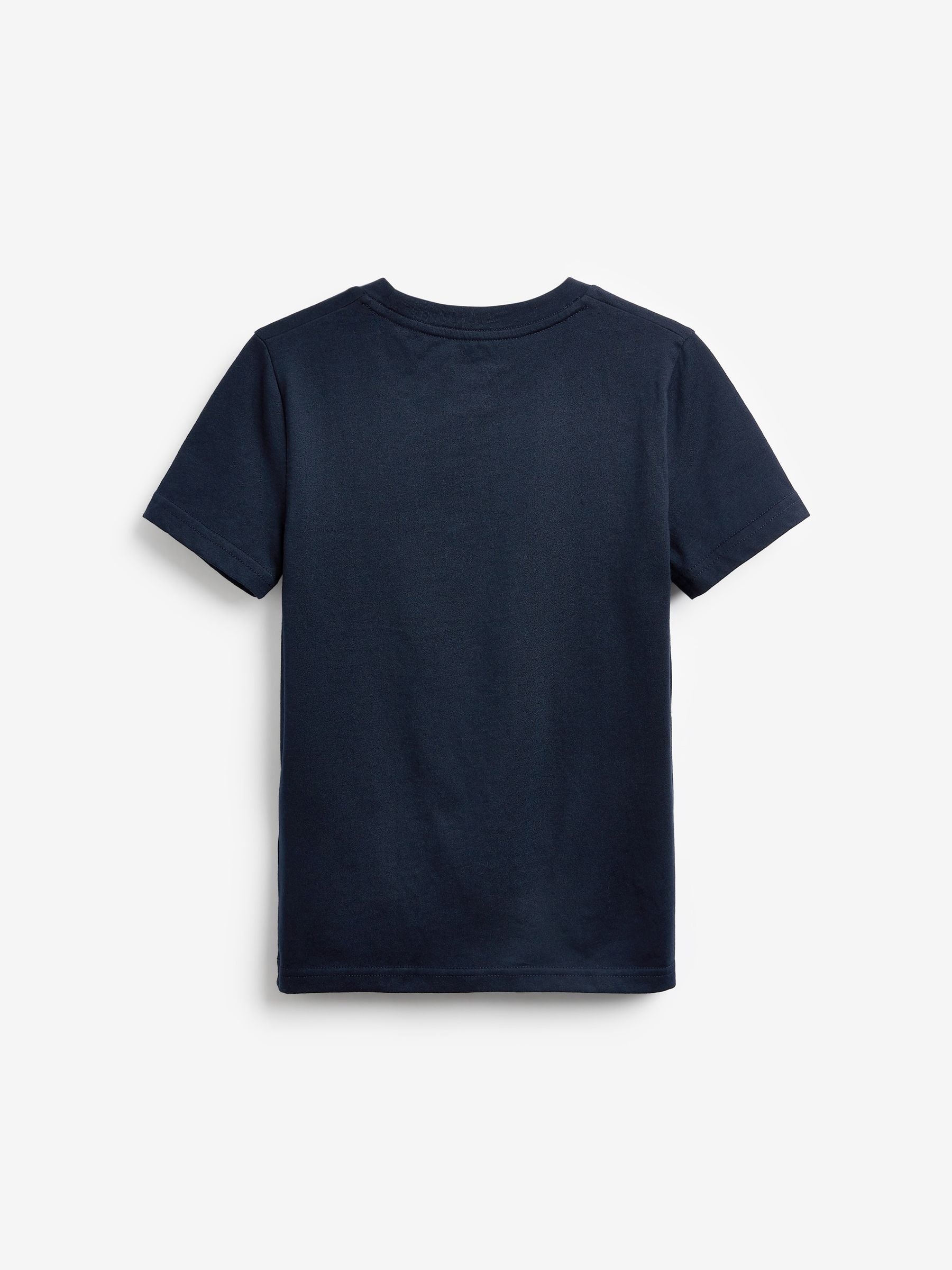 Abercrombie & Fitch Grey/White/Blue Short Sleeve T-Shirts 3 Pack image 5