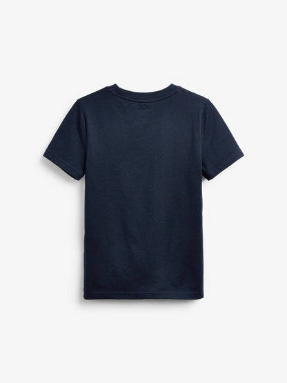 Abercrombie & Fitch Grey/White/Blue Short Sleeve T-Shirts 3 Pack image 5