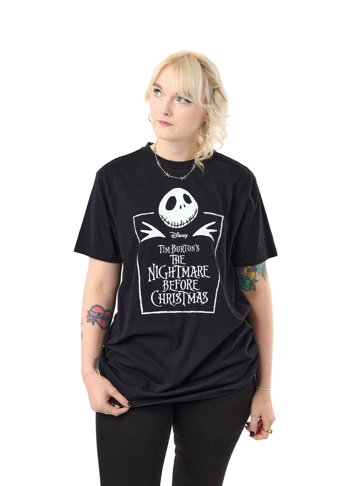 Vanilla Underground Black Disney The Nightmare Before Christmas Coffin Short Sleeved T-Shirt - image 2