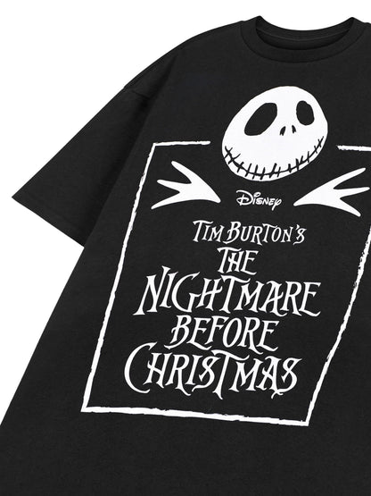 Vanilla Underground Black Disney The Nightmare Before Christmas Coffin Short Sleeved T-Shirt - image 7