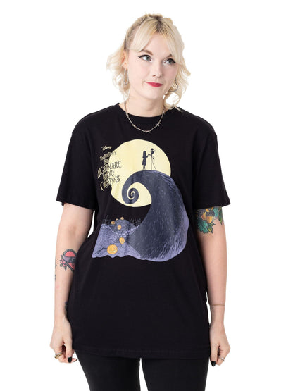 Vanilla Underground Black Disney The Nightmare Before Christmas Moon Short Sleeved T-Shirt - image 2