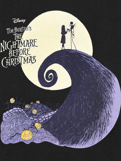 Vanilla Underground Black Disney The Nightmare Before Christmas Moon Short Sleeved T-Shirt - image 8