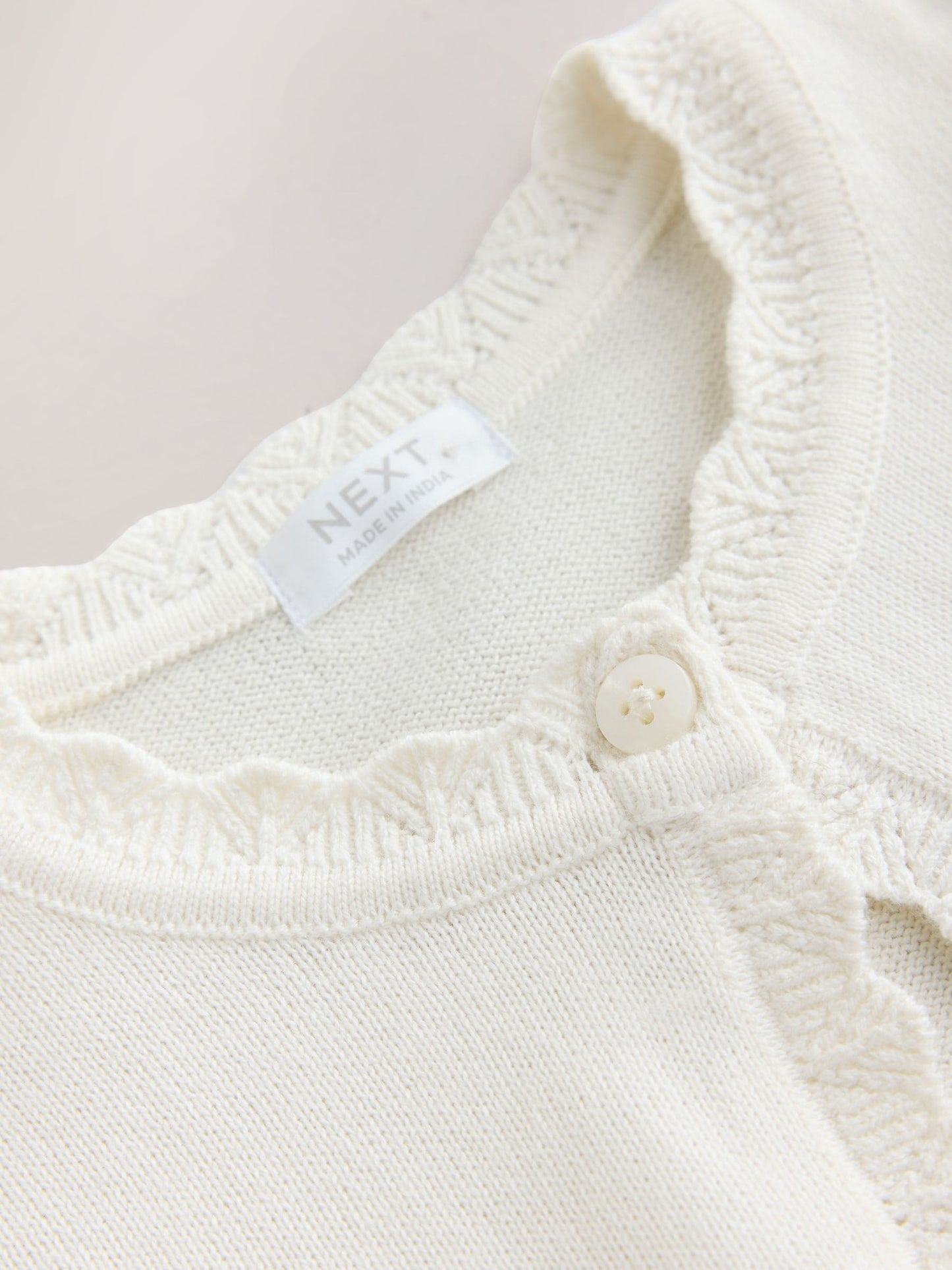 Dsiney Kidz - Ecru Occasion Bridesmaid knitted Cardigan Shrug (3mths-16yrs) image 3