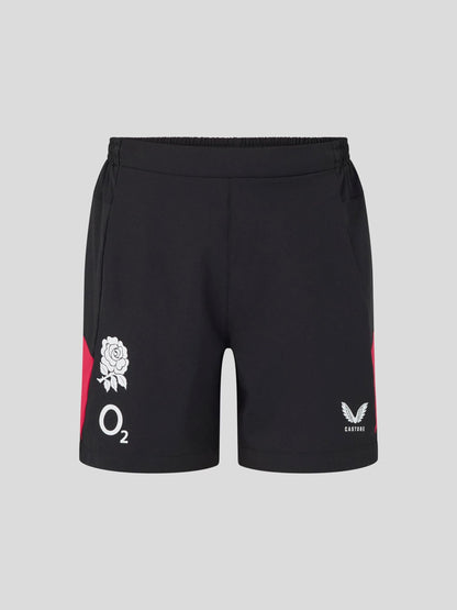 Dsiney Kidz - Castore Black Junior 26/27 England Rugby Training Performance Shorts image 1
