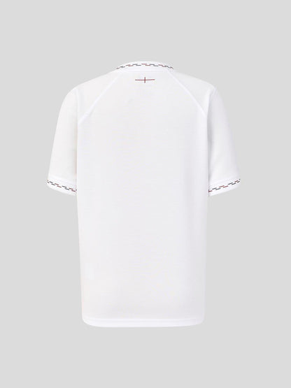 Dsiney Kidz - Castore White Junior England Rugby Home Replica Short Sleeve T-Shirt image 2