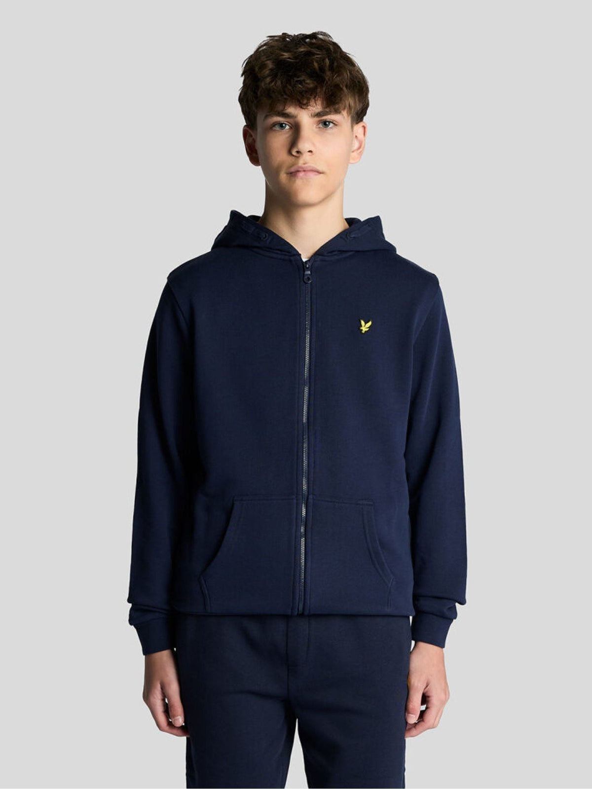Lyle & Scott Blue Zip Through Hoodie - image 1