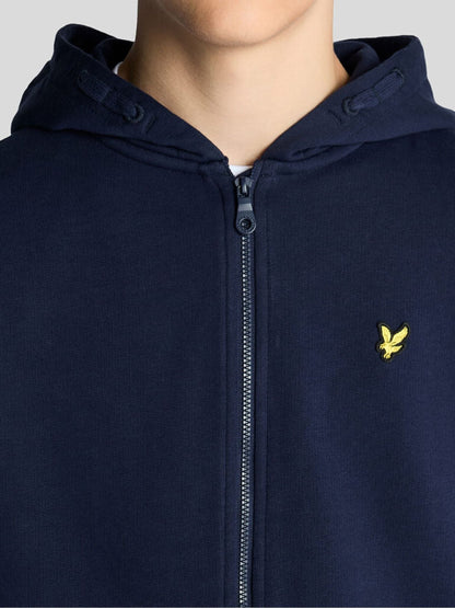 Lyle & Scott Blue Zip Through Hoodie - image 4
