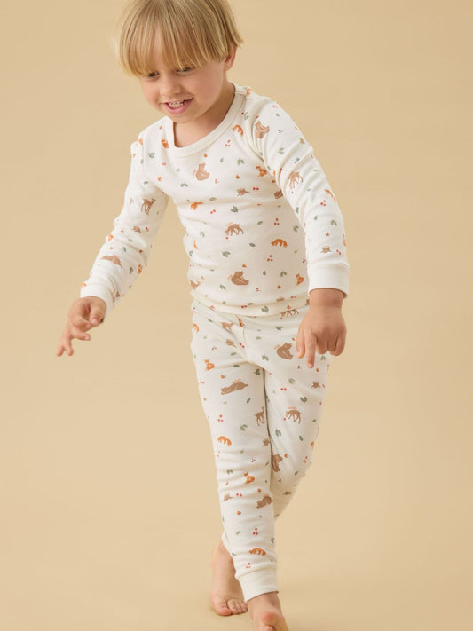Dsiney Kidz - MORI Cream Supersoft Woodland Pyjamas Set image 1