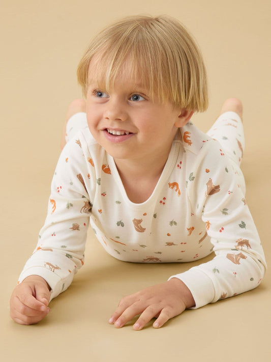 Dsiney Kidz - MORI Cream Supersoft Woodland Pyjamas Set image 2