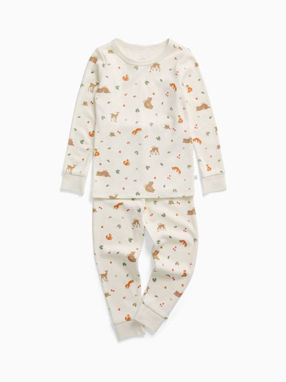 Dsiney Kidz - MORI Cream Supersoft Woodland Pyjamas Set image 3