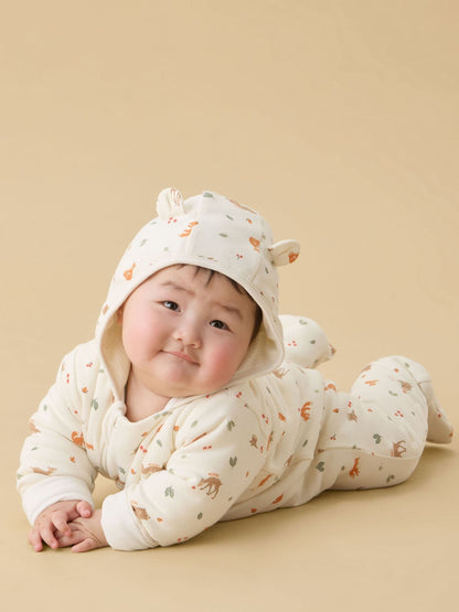Dsiney Kidz - MORI Cream Supersoft Woodland Pramsuit image 2
