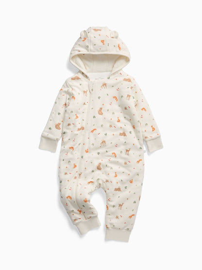 Dsiney Kidz - MORI Cream Supersoft Woodland Pramsuit image 3