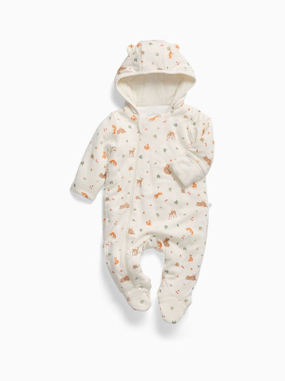 Dsiney Kidz - MORI Cream Supersoft Woodland Pramsuit image 4