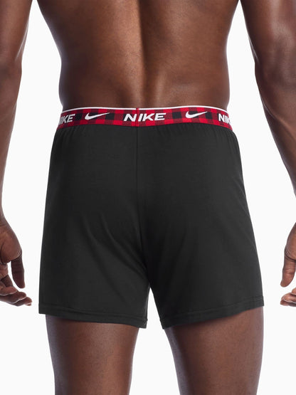 Dsiney Kidz - Nike Red/Blue/Yellow Essential Cotton Stretch Boxer Trunks 3 Pack image 4