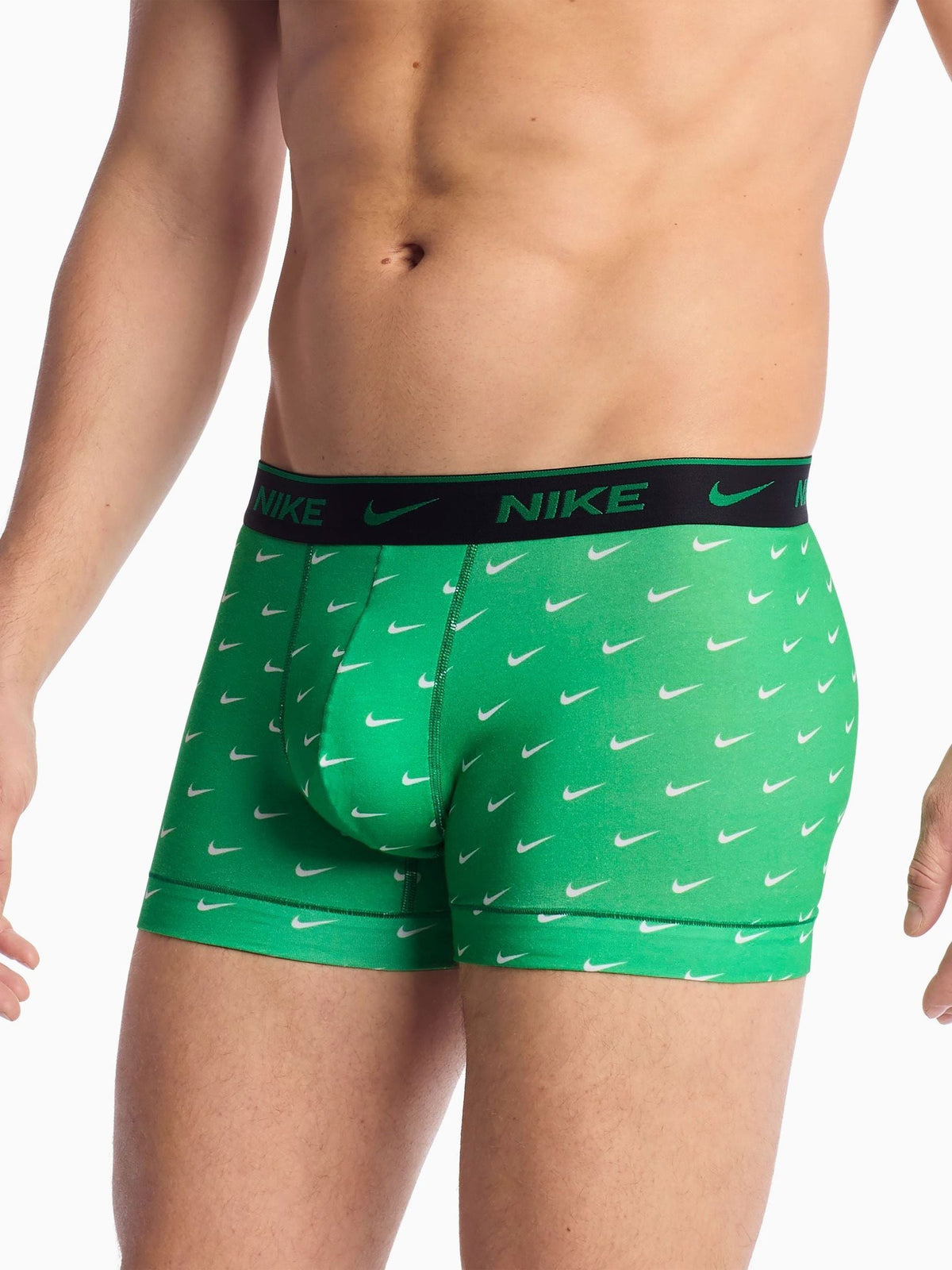 Dsiney Kidz - Nike Green Dri-FIT Essential Cotton Stretch Boxer Trunks 3 Pack image 2