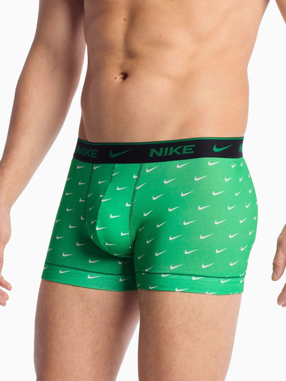 Dsiney Kidz - Nike Green Dri-FIT Essential Cotton Stretch Boxer Trunks 3 Pack image 2