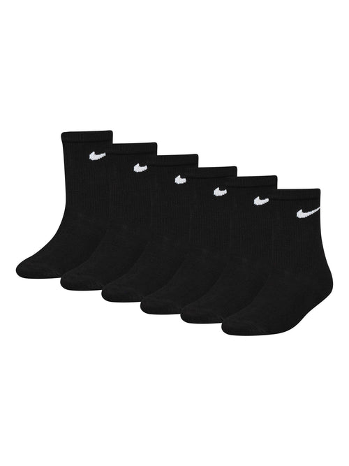 Nike Black Crew Socks 6 Pack image 1