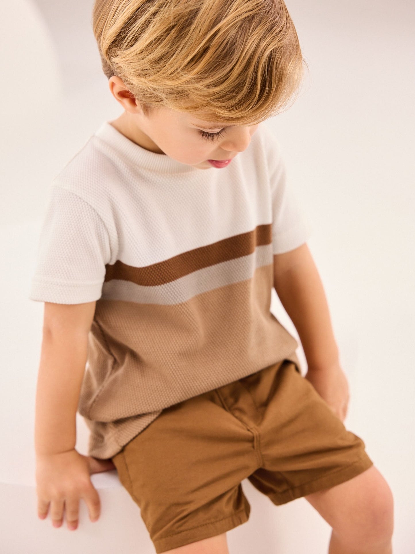 Dsiney Kidz - Tan Brown Chino Shorts (3mths-7yrs) image 4
