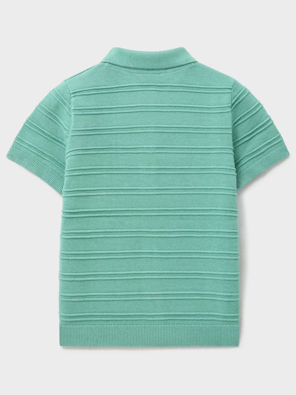 Dsiney Kidz - Crew Clothing Green Jacquard Knitted Polo Shirt image 2