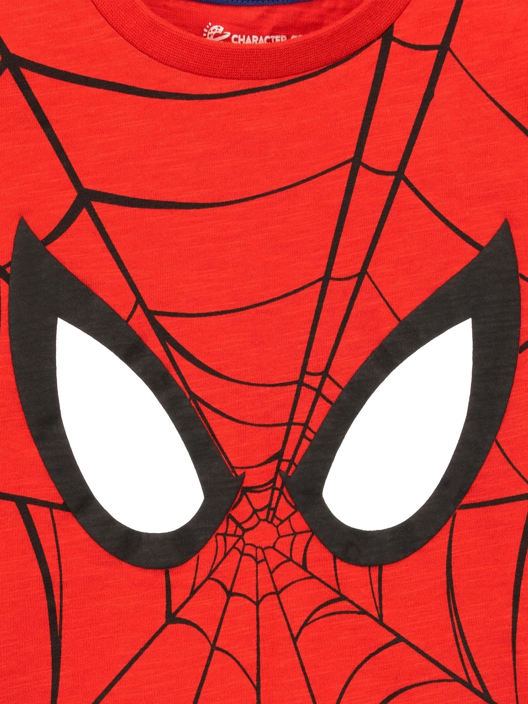 Character Red Spiderman Long Sleeve 100% Cotton Top image 2