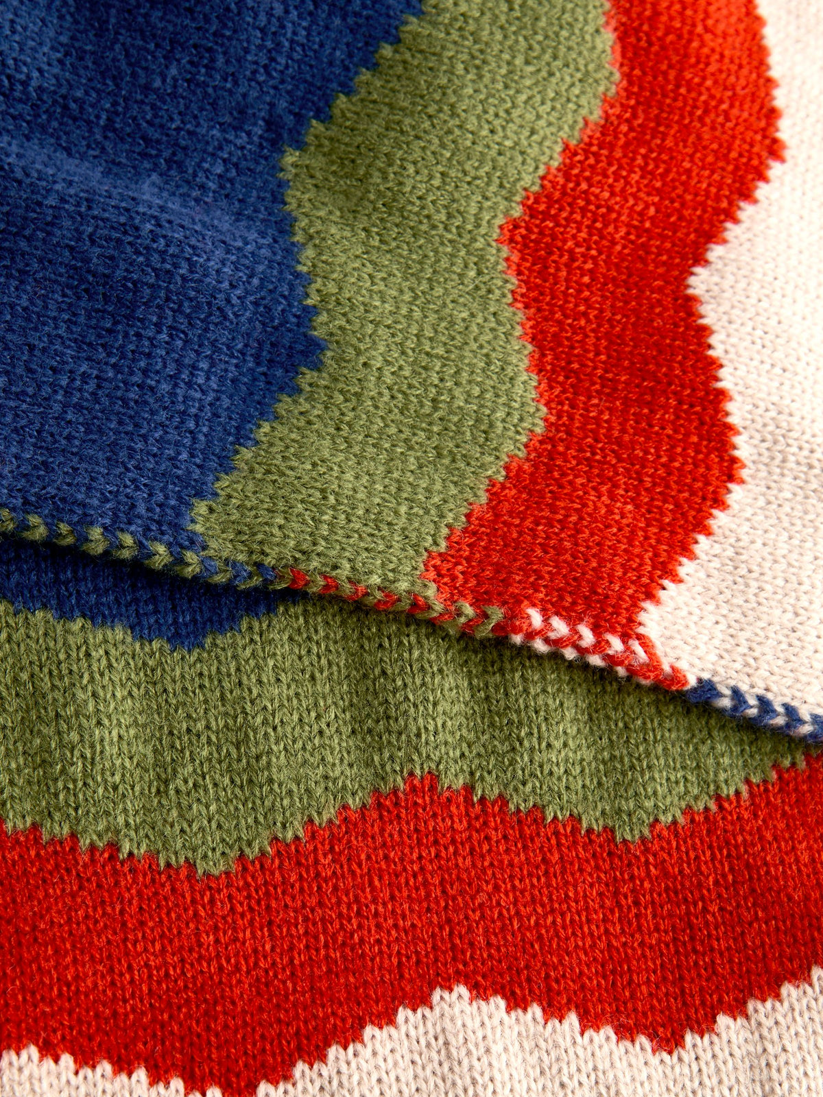 Jojo Maman Bébé Blue Chevron Scarf - image 4