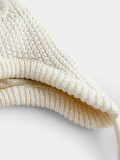 Jojo Maman Bébé Natural Pom Pom Cable Hat - image 4