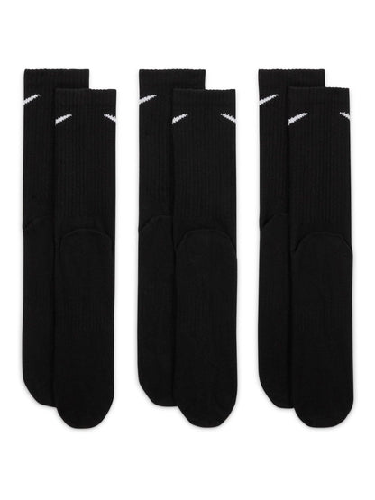 Nike Black Crew Everyday Lightweight Socks 3 Pack - image 3